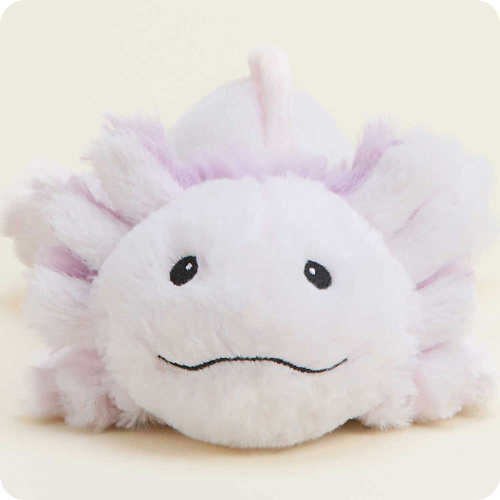 Image 94: Pink Axolotl Stuffed Animal Warmies Junior