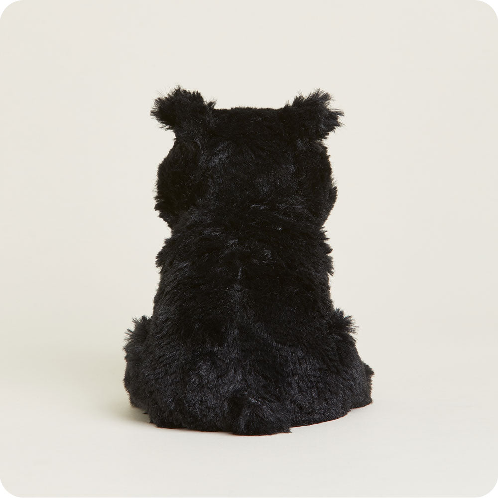 Image 100: Heated Black Bear Plush Warmies Junior