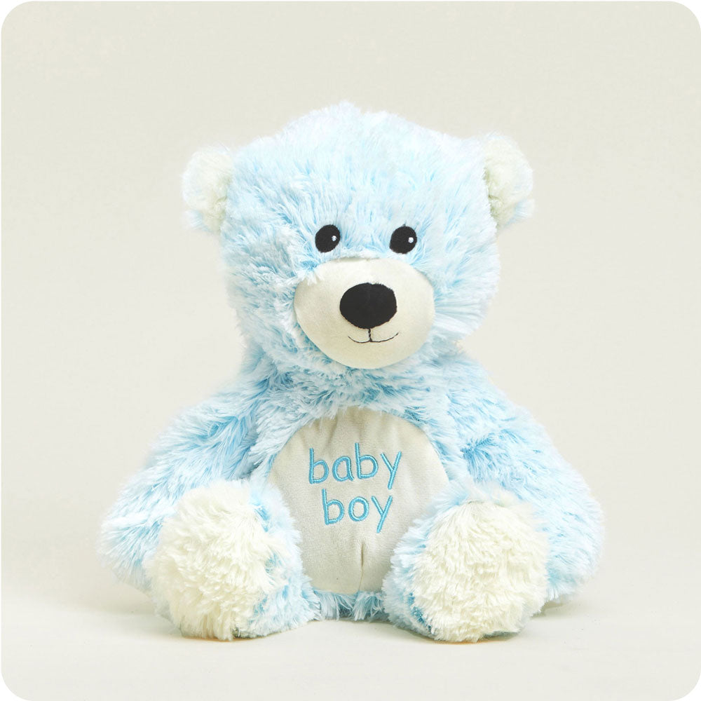 Image 99: Microwavable Baby Boy Bear Stuffed Animal Warmies
