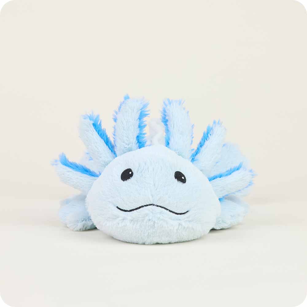 Image 99: Blue Axolotl Warmies Stuffed Animal Warmies