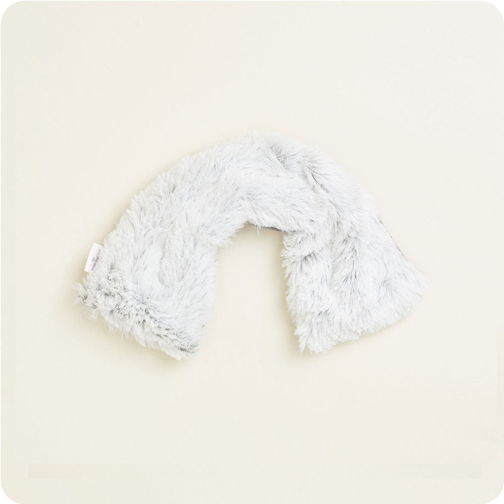 Image 89: Microwavable Marshmallow Gray Warmies Neck Wrap - Warmies USA