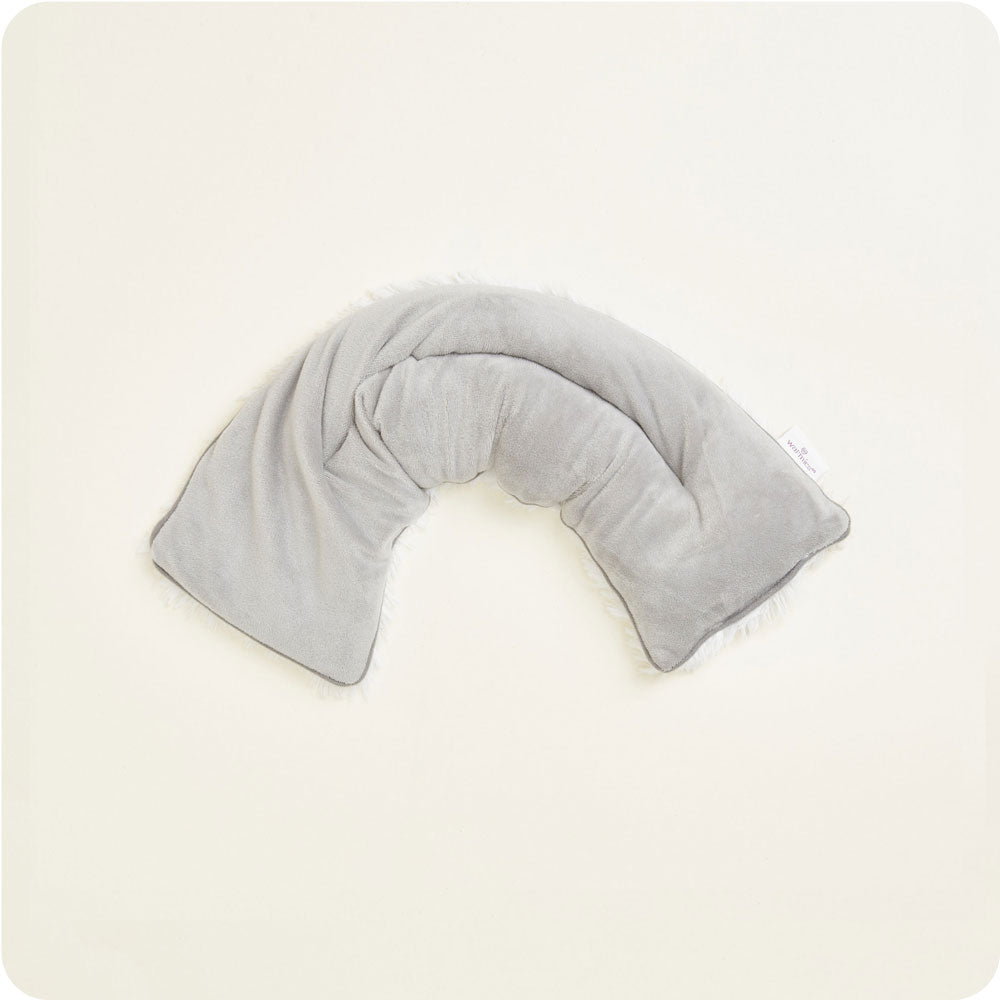 Image 91: Warmies USA: Gray Marshmallow Microwavable Neck Wrap