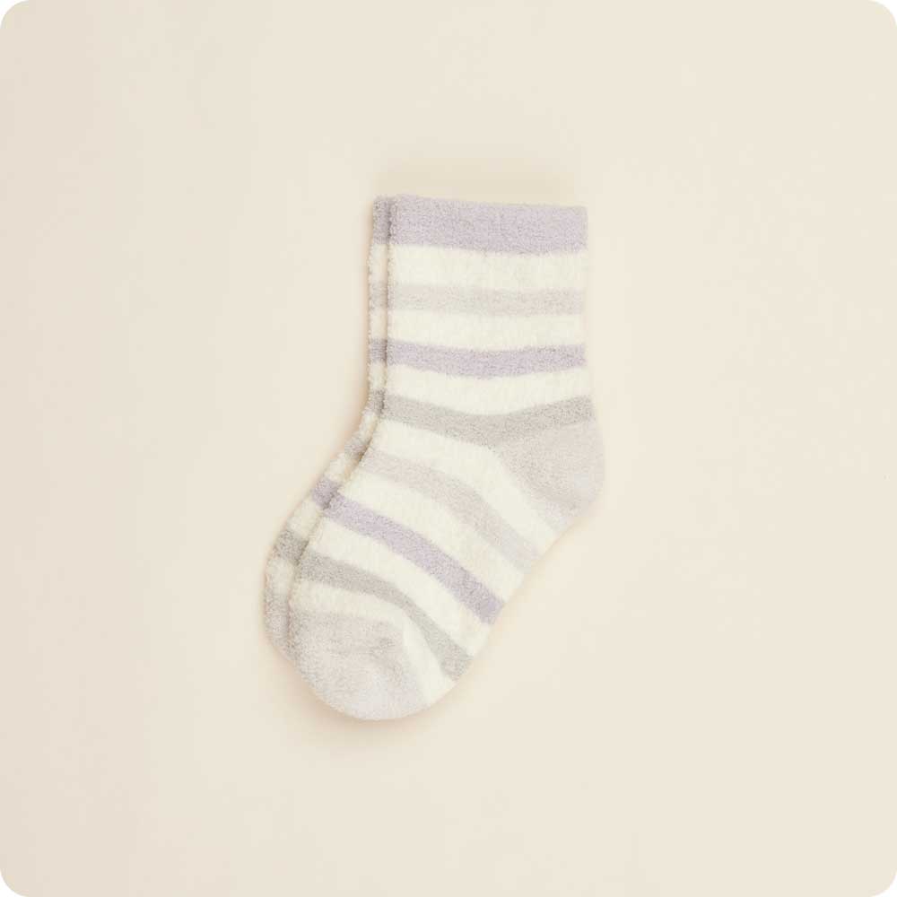 Image 111: Marshmallow Bear Crew Socks - Warmies USA