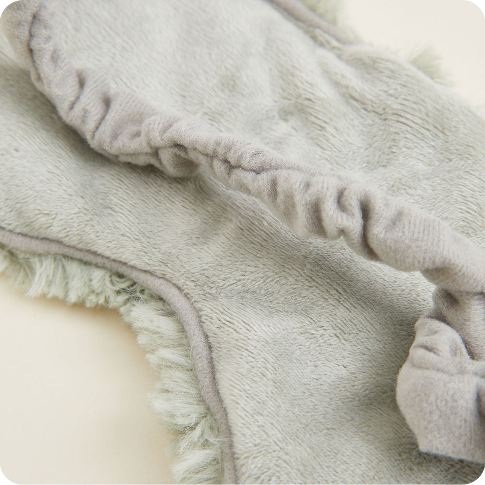 Image 93: Tranquil Warmies Eye Mask in Curly Sage Green