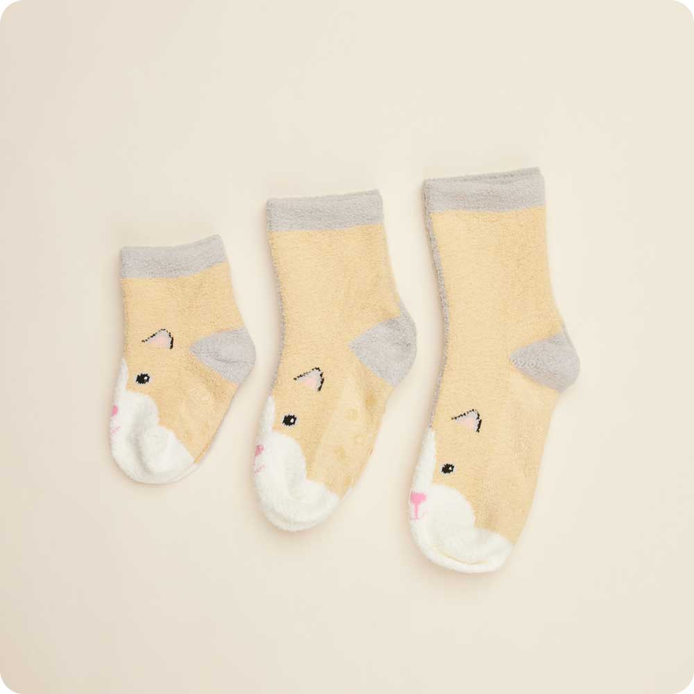 Image 123: Calico Cat Crew Socks - Warmies USA