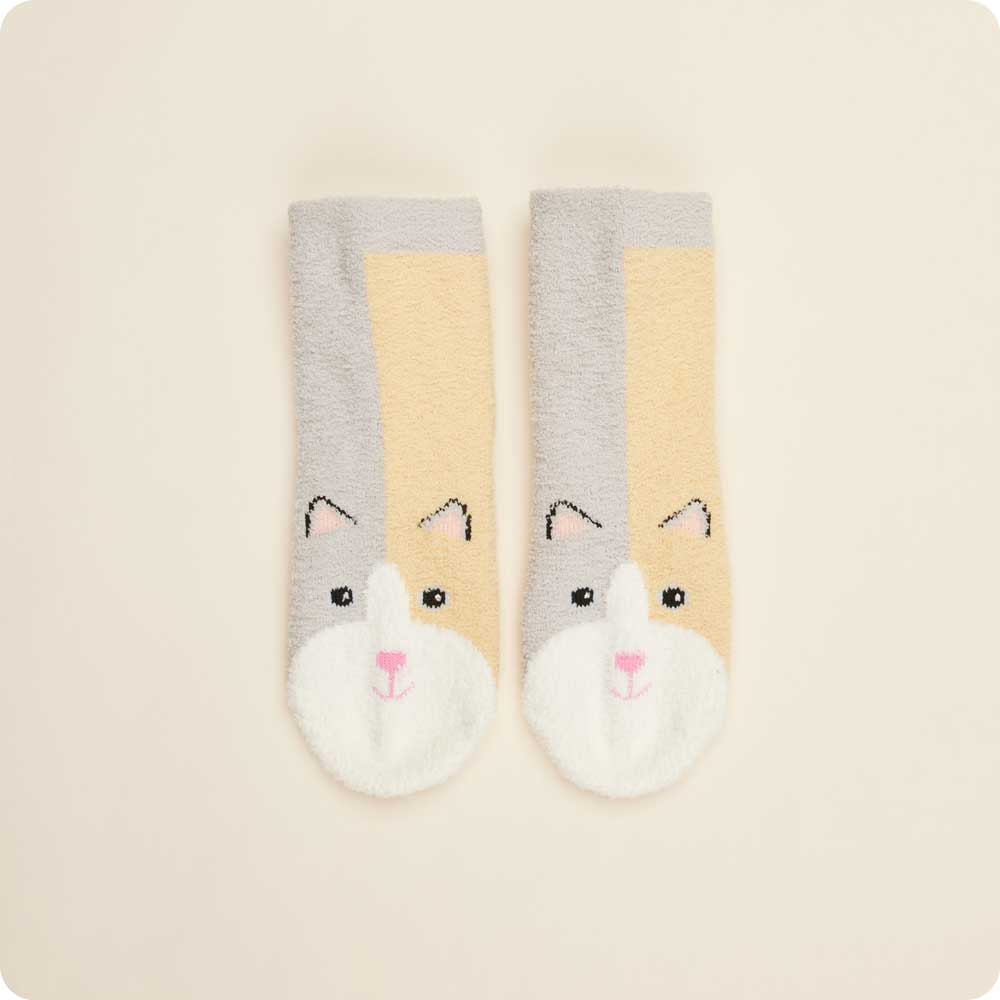 Image 117: Calico Cat Crew Socks - Warmies USA