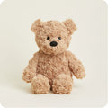 Image 102: Microwavable Brown Curly Bear Stuffed Animal Warmies
