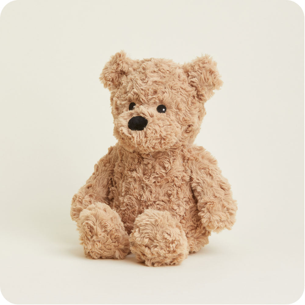 Image 106: Microwavable Brown Curly Bear
