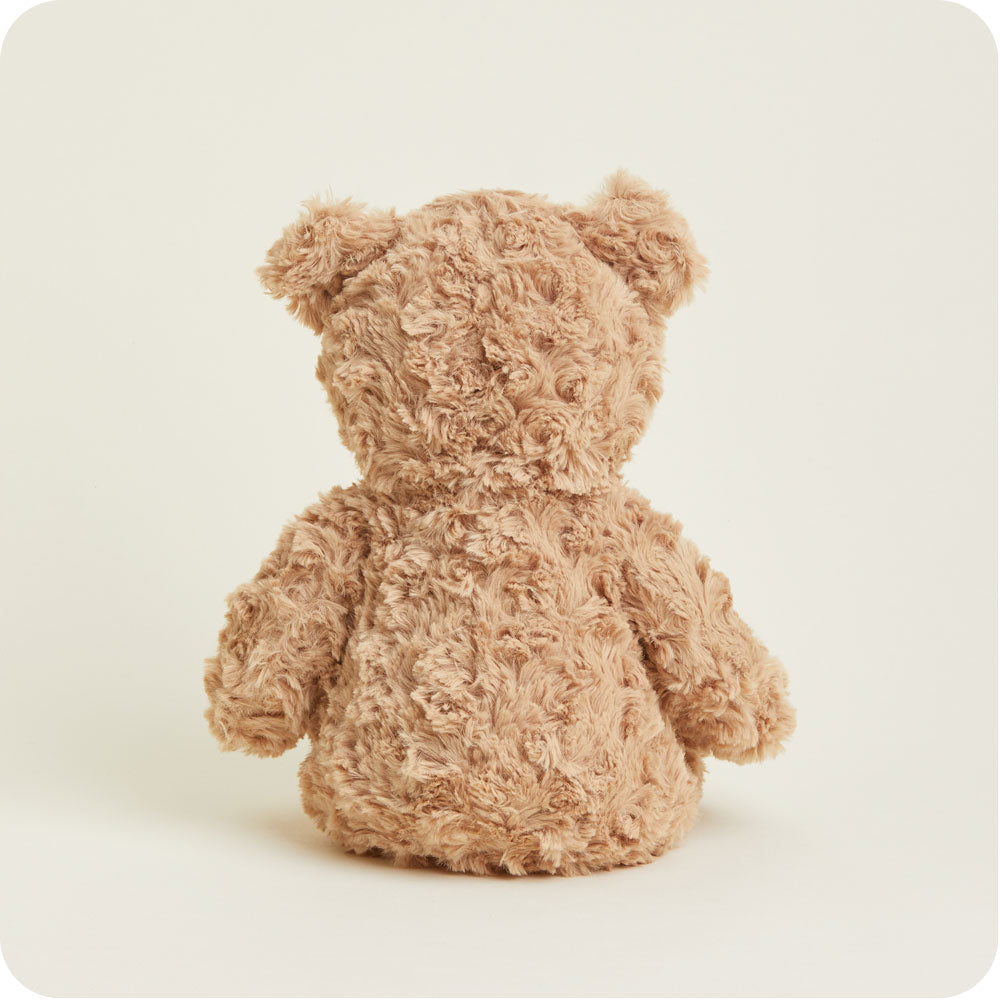 Image 108: Heated Brown Curly Bear Plush Warmies
