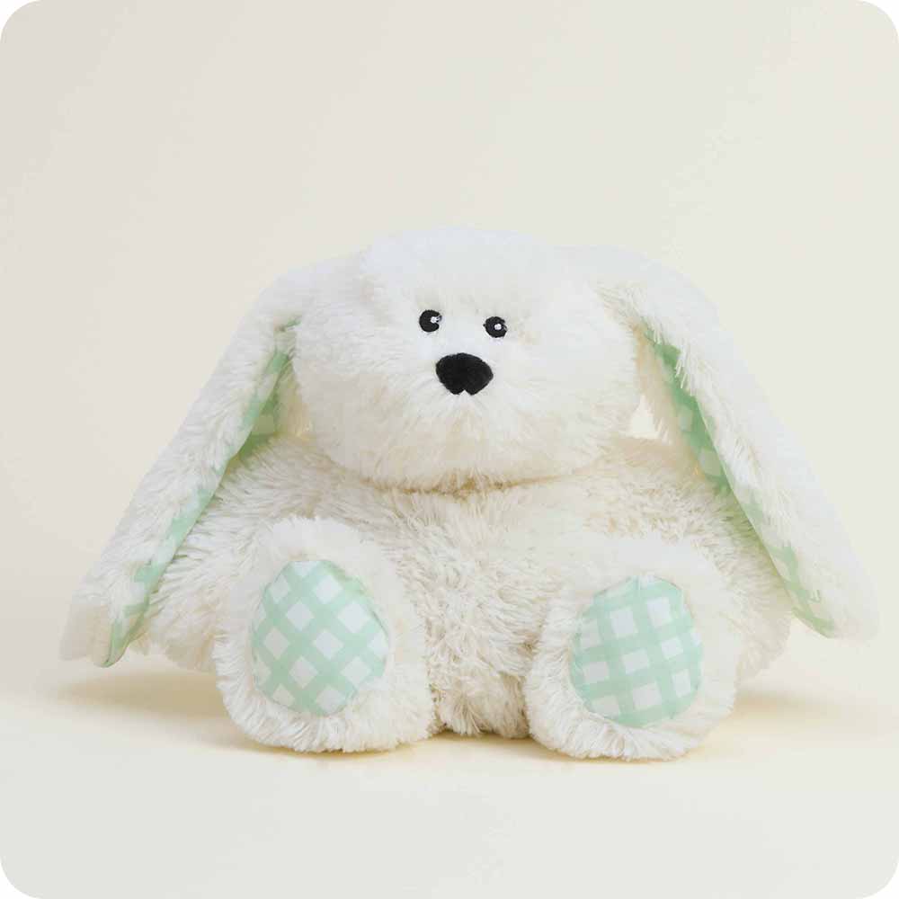 Image 95: Microwavable Gingham Bunny Stuffed Animal Warmies