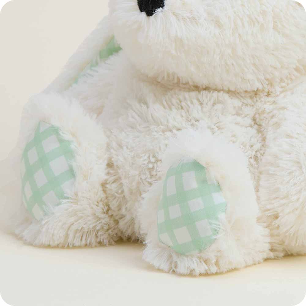 Image 100: Microwavable Gingham Bunny Heating Pad Warmies