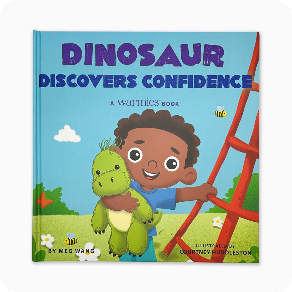 Image 96: Dinosaur Discovers Confidence Book - Warmies USA