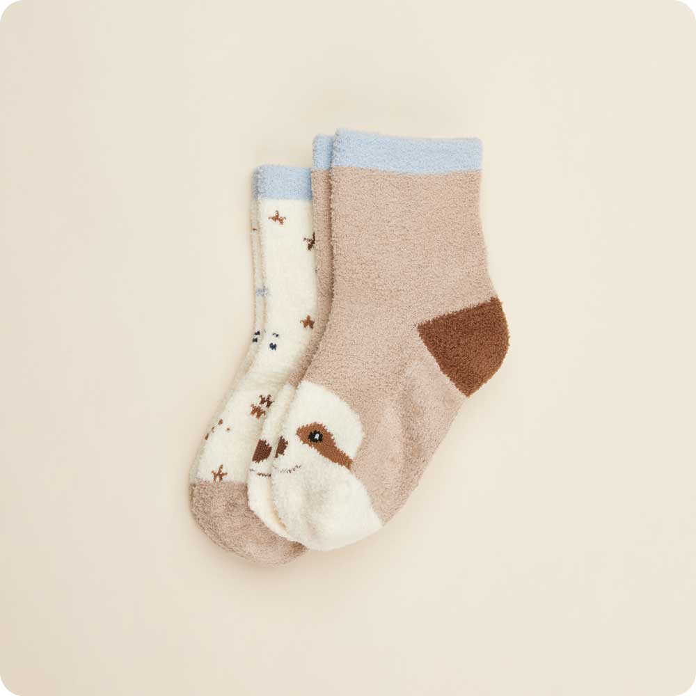 Image 103: Microwavable Sloth Crew Socks - Warmies USA
