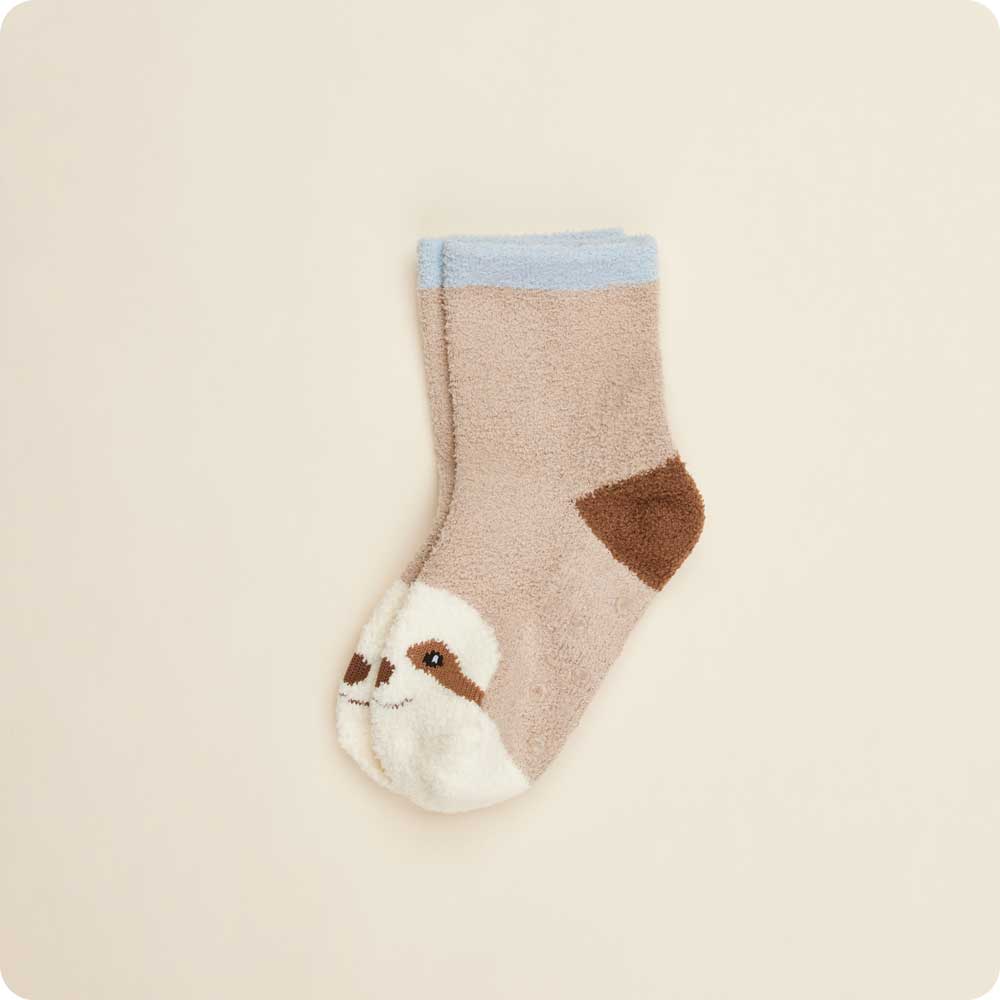 Image 106: Microwavable Sloth Crew Socks - Warmies USA