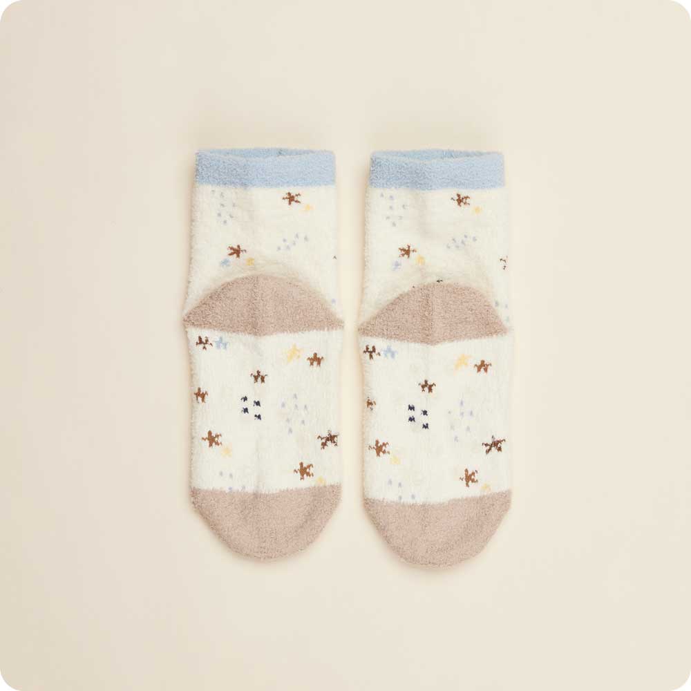 Image 110: Microwavable Sloth Crew Socks - Warmies USA