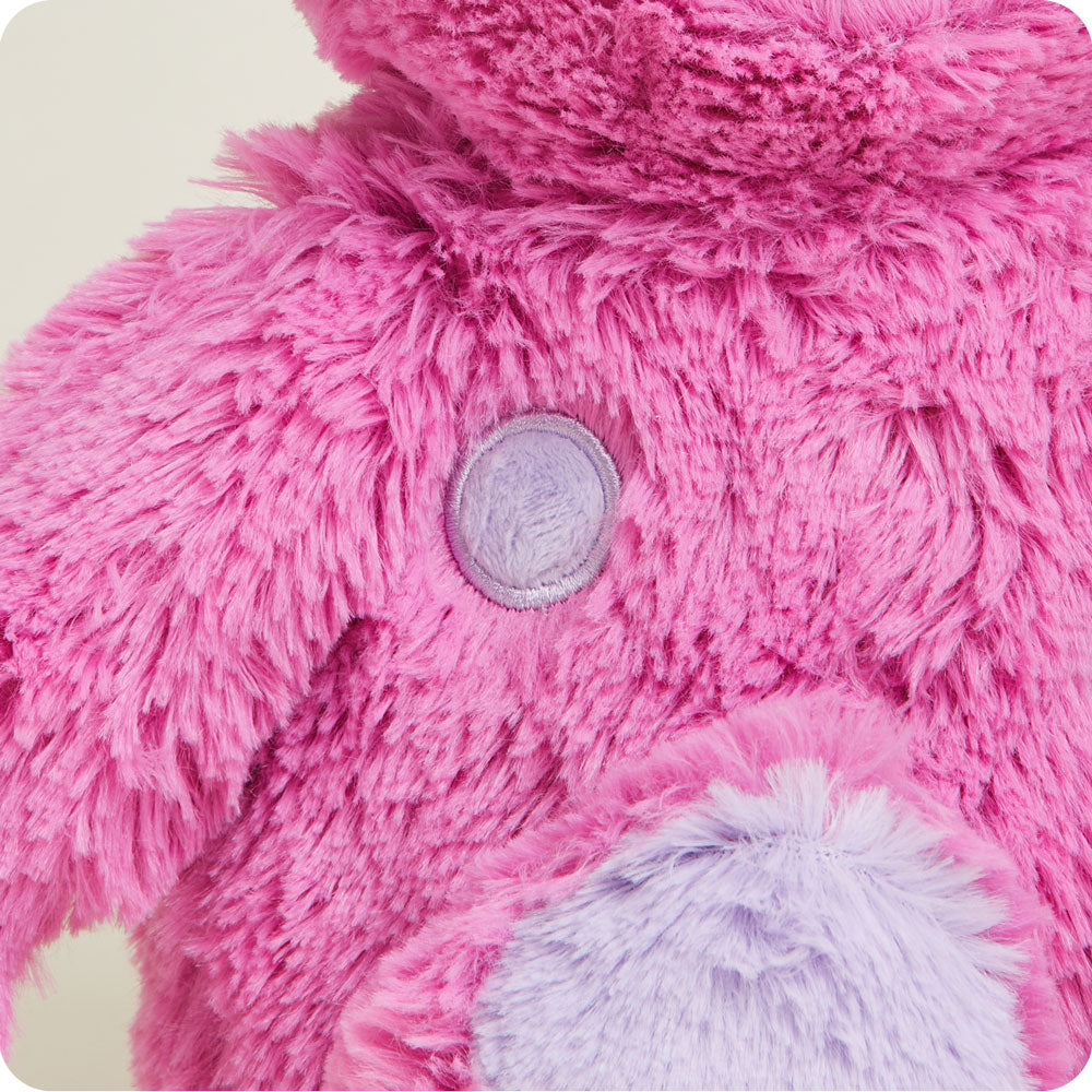 Image 110: Soft Warm Weighted Pink Monster Plush Warmies
