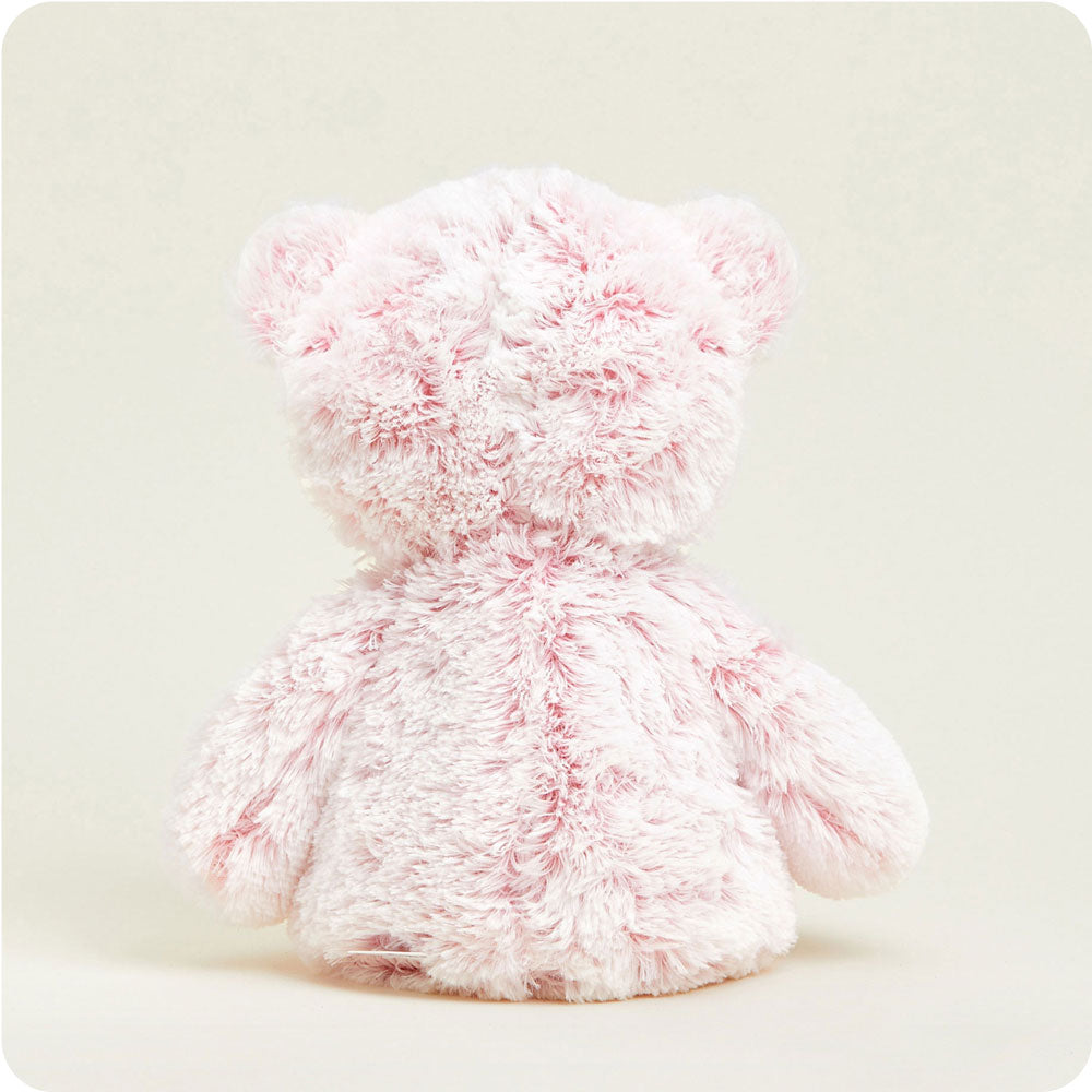Image 102: Microwavable Pink Marshmallow Bear Heating Pad Warmies