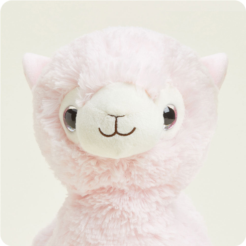 Image 100: Pink Llama Stuffed Animal Warmies