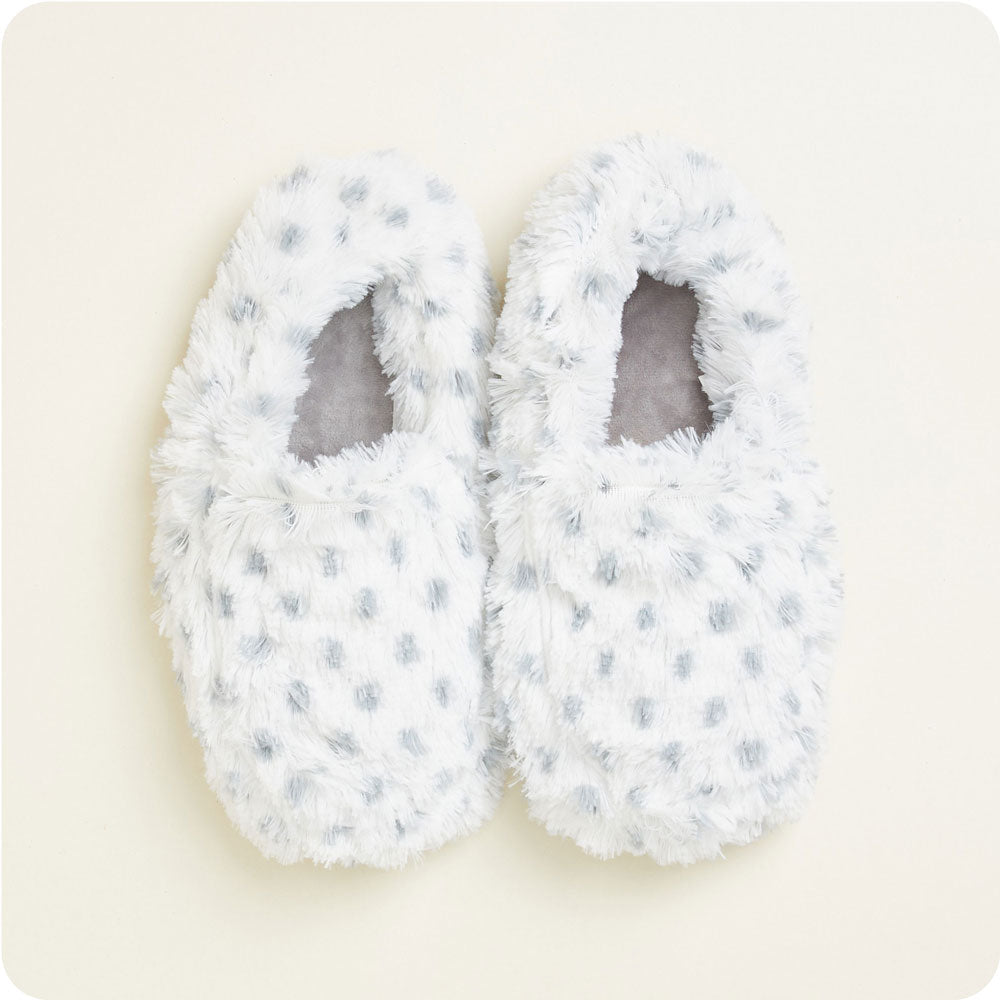 Image 95: Microwavable Snowy Warmies Slippers - Warmies USA
