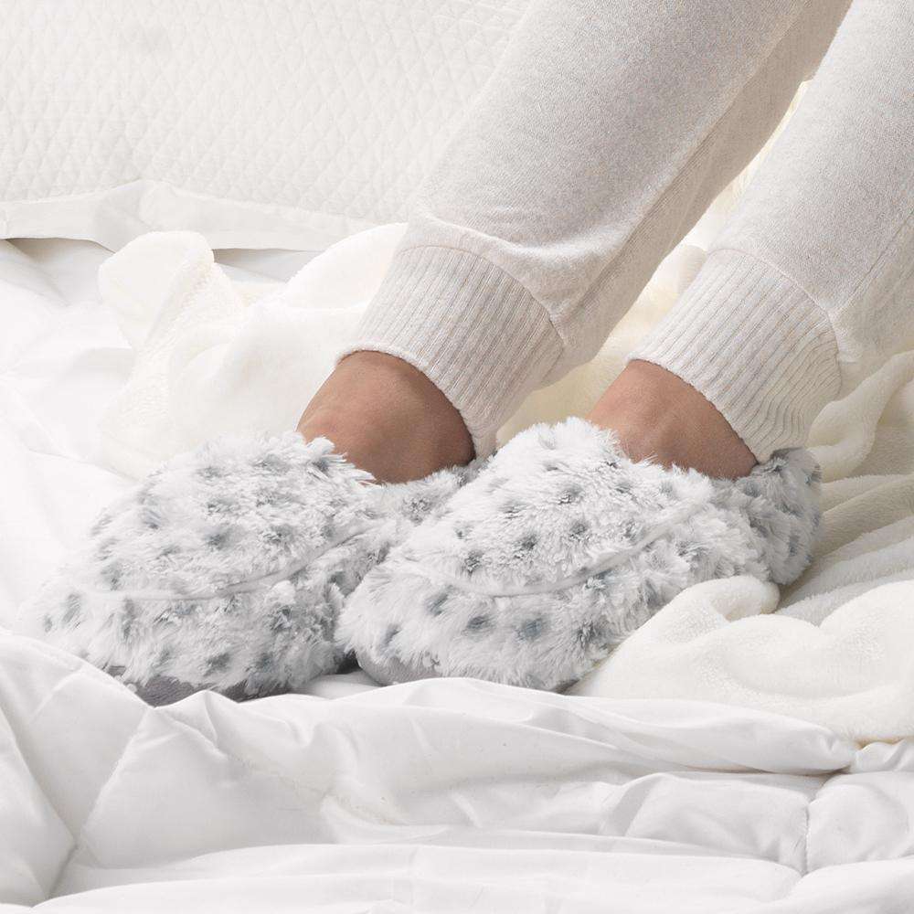 Image 96: Snowy Warmies Slippers: Embrace microwavable warmth from Warmies USA.