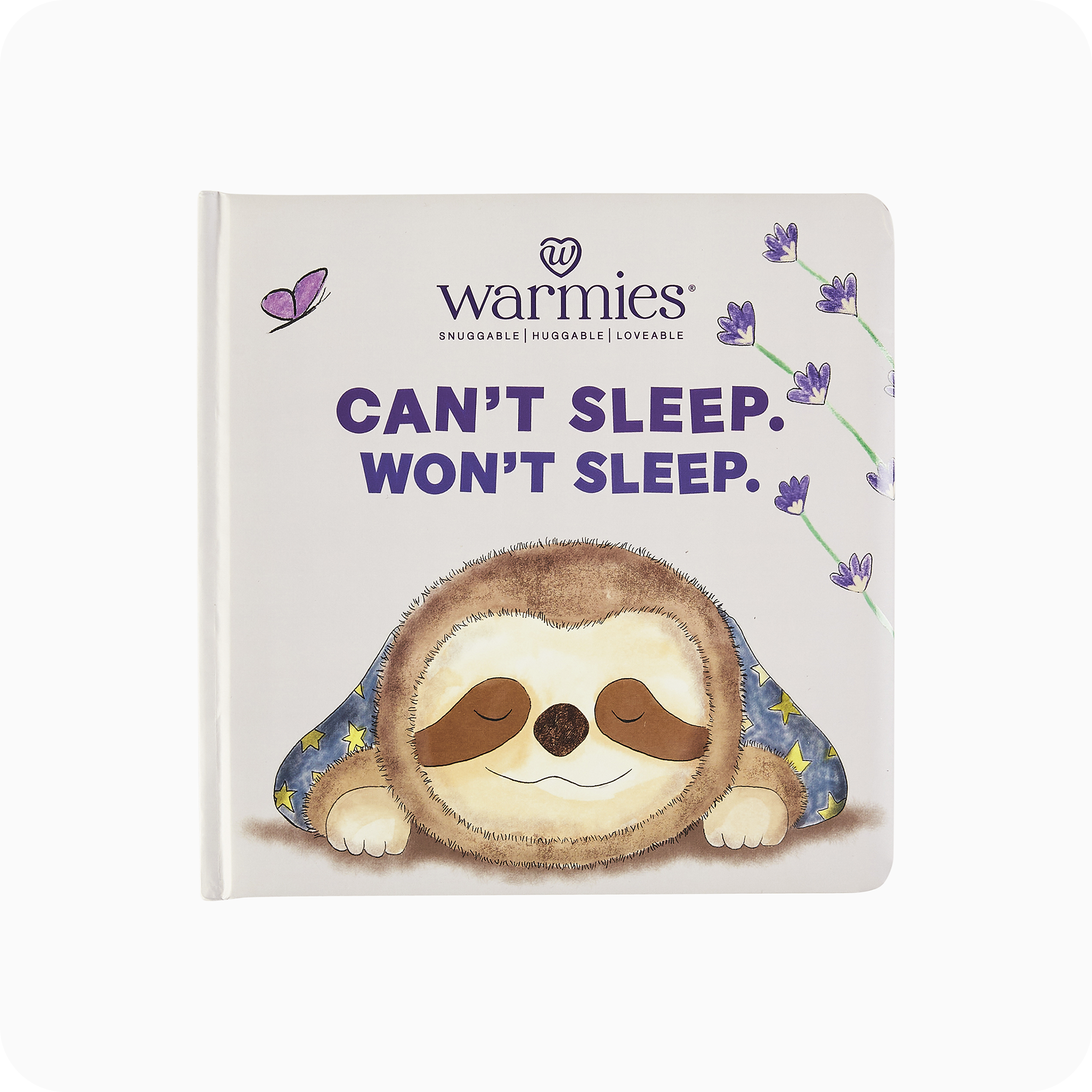 Image 90: Microwavable Can't Sleep. Won't Sleep. Board Book - Warmies USA