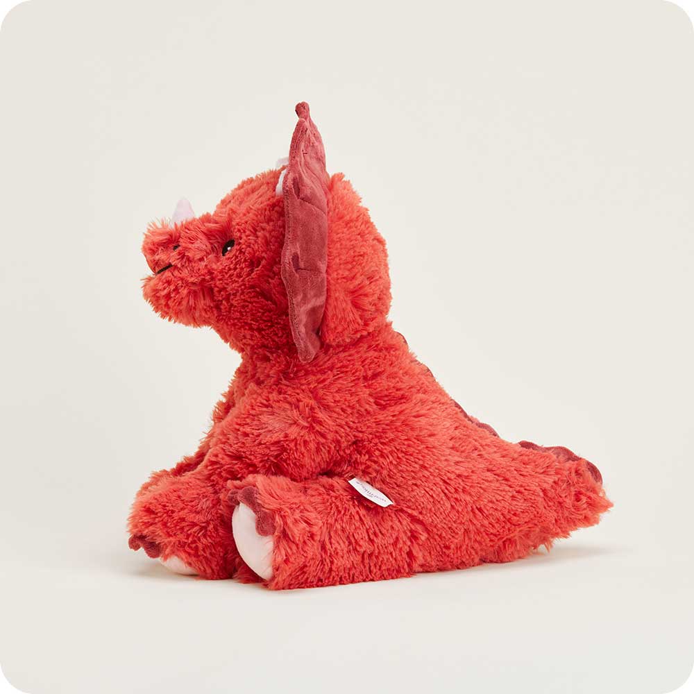 Image 107: Microwavable Red Triceratops Heating Pad Warmies