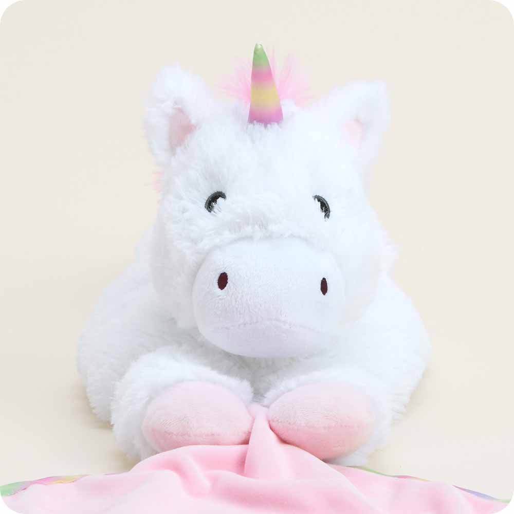 Image 93: Unicorn Infant Security Blanket Stuffed Animal Warmies