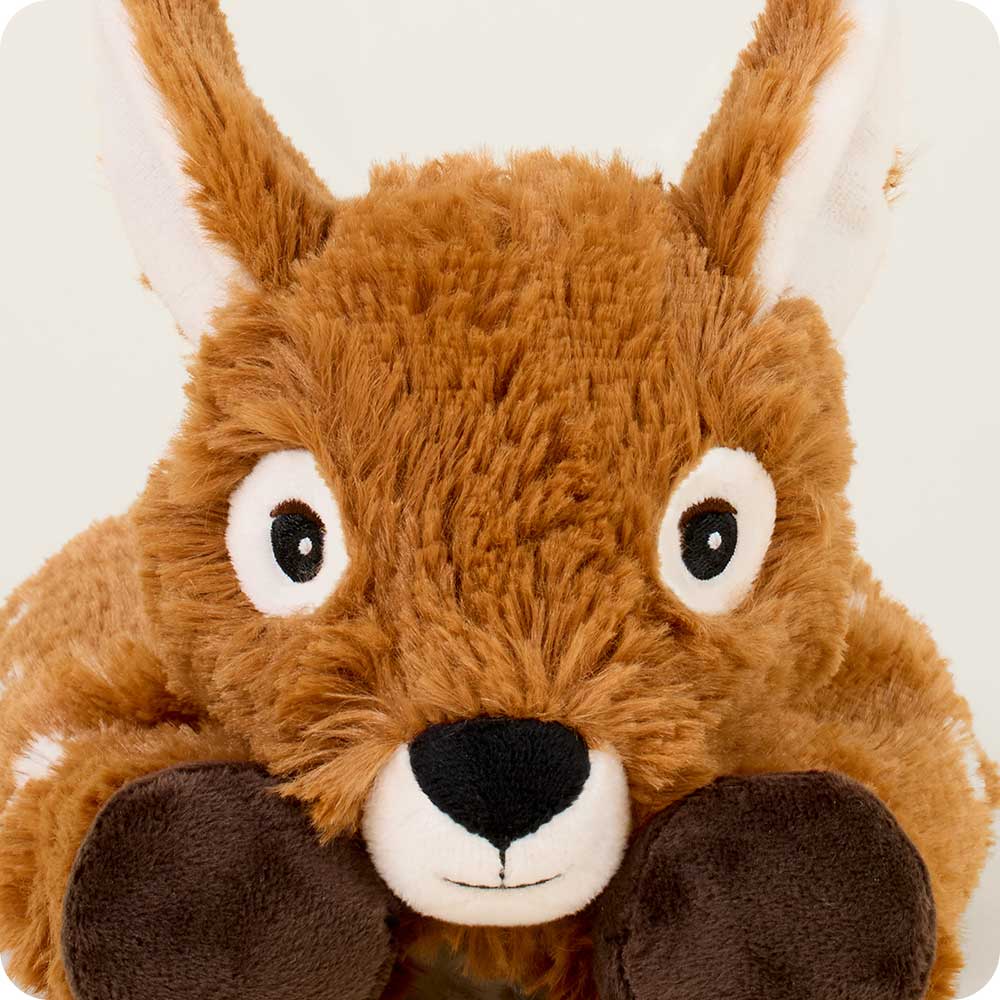 Image 103: Laying Down Deer Stuffed Animal Warmies