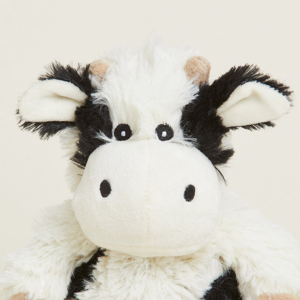 Image 97: Black and White Cow Stuffed Animal Warmies Junior