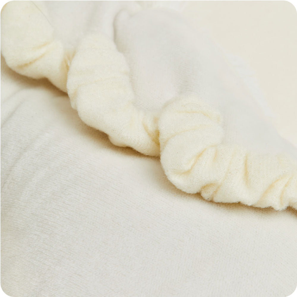 Image 95: Step into serenity with Microwavable Cream Warmies Eye Mask.