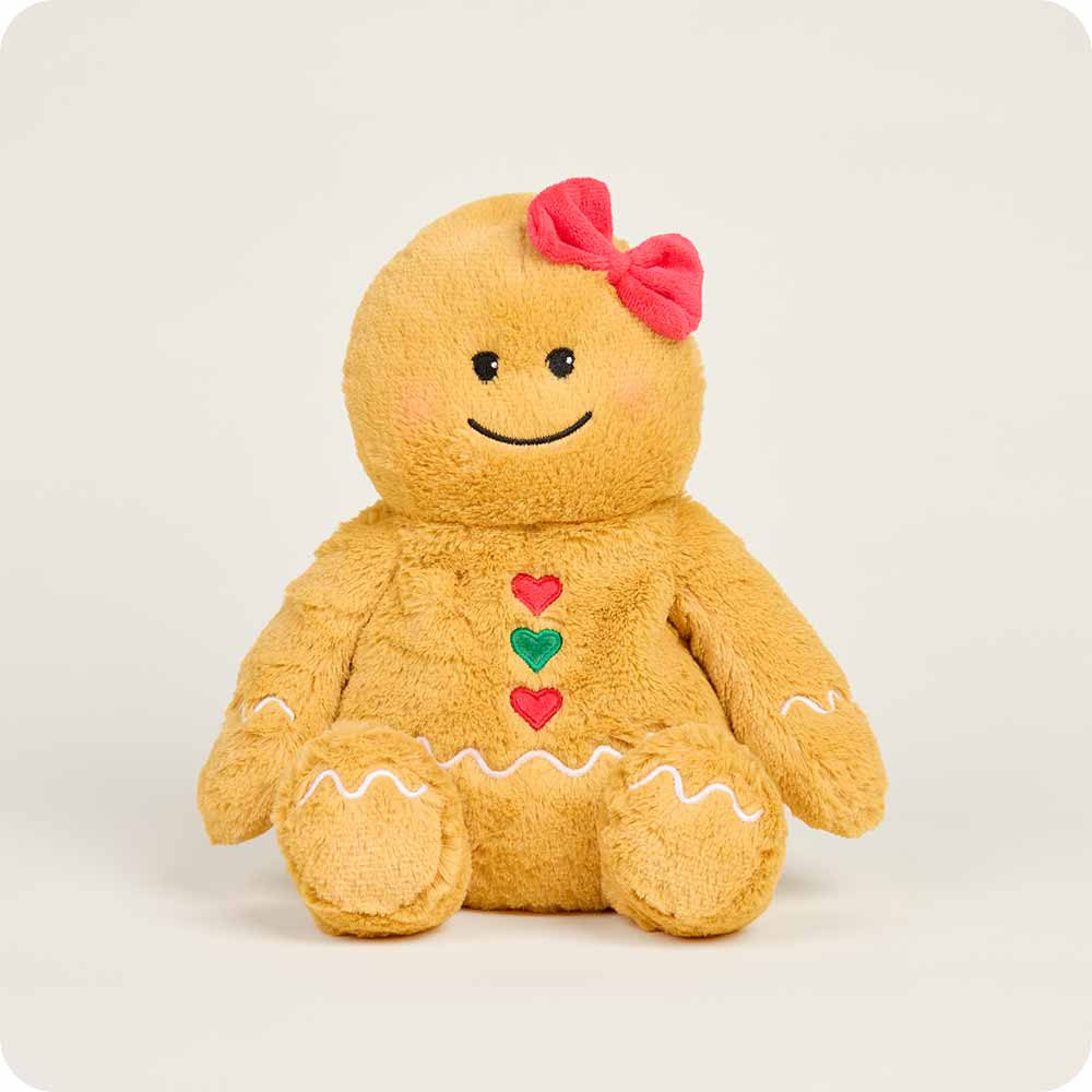 Image 98: Microwavable Gingerbread Girl Stuffed Animal Warmies