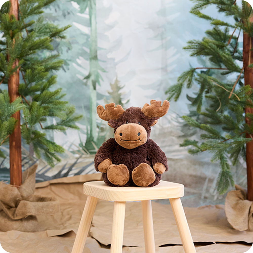 Image 101: moose stuffed animal woodland styled