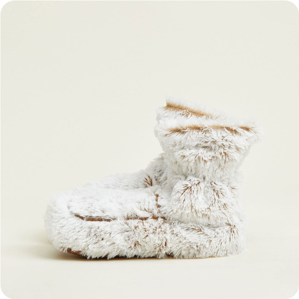 Image 96: Cozy up with Microwavable Brown Warmies Boots: indulge in warmth and comfort from Warmies USA.