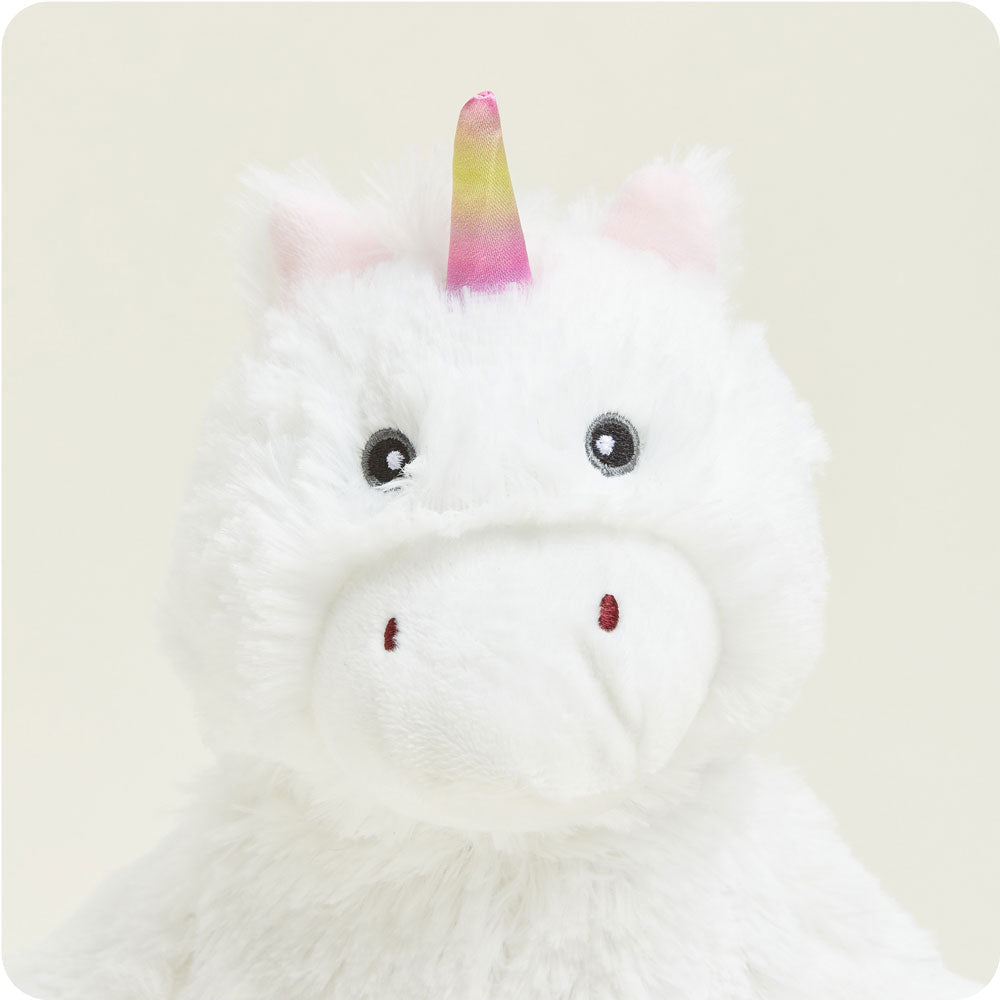Image 98: White Unicorn Stuffed Animal Warmies Junior