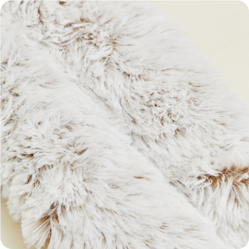 Image 103: Warmies USA: Cozy Microwavable Brown Marshmallow Neck Wrap