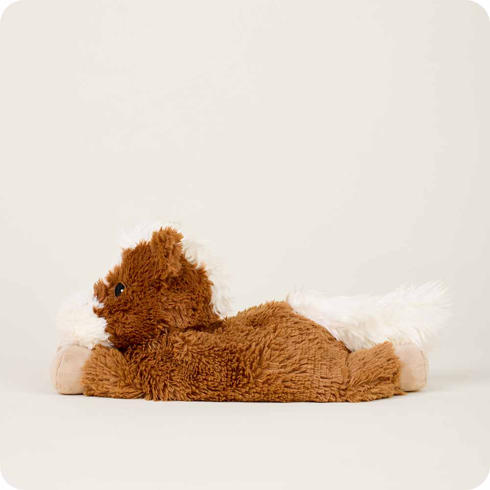 Image 98: Heatable Laying Down Horse Stuffed Animal Warmies