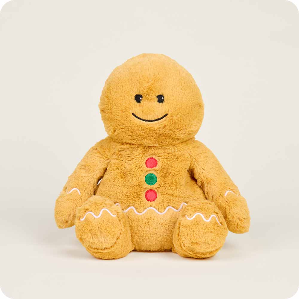 Image 98: Microwavable Gingerbread Boy Stuffed Animal Warmies