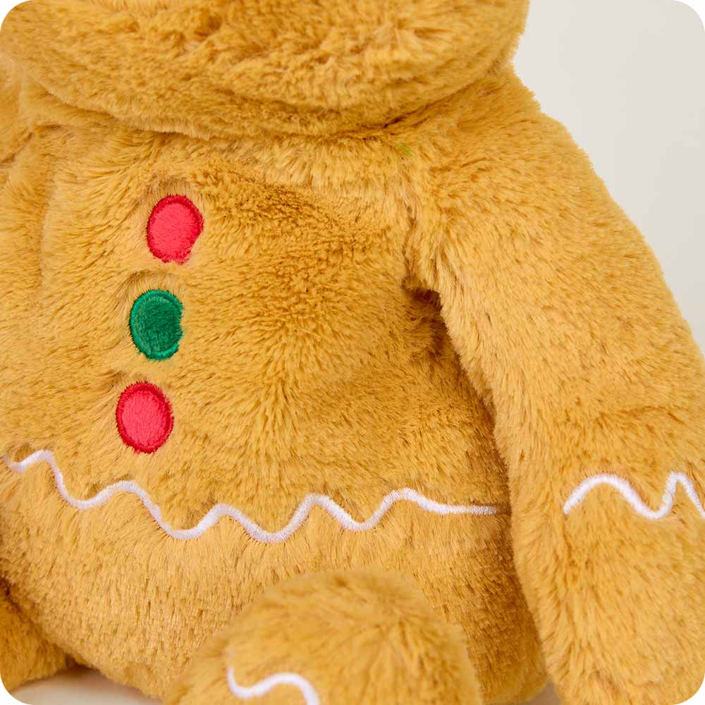 Image 104: Soft Warm Weighted Gingerbread Boy Plush Warmies